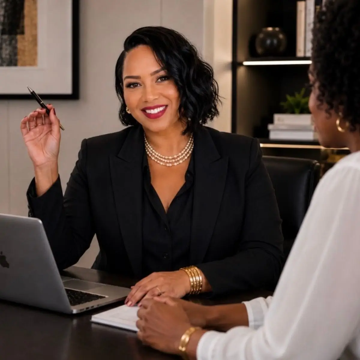 Leah Carter teaching Black women how to use AI for business and wealth building